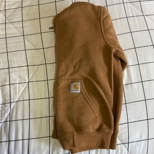 Carhartt zip up hoodie size medium (8) brown